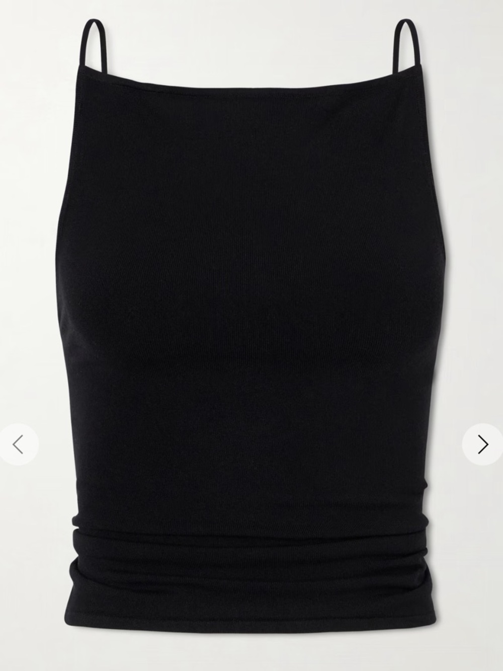 St. Agni Open-back TENCEL™ Lyocell-blend top
